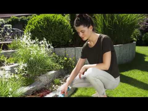 Video: Акумулаторна ножица за трева и храсти GARDENA ComfortCut Li