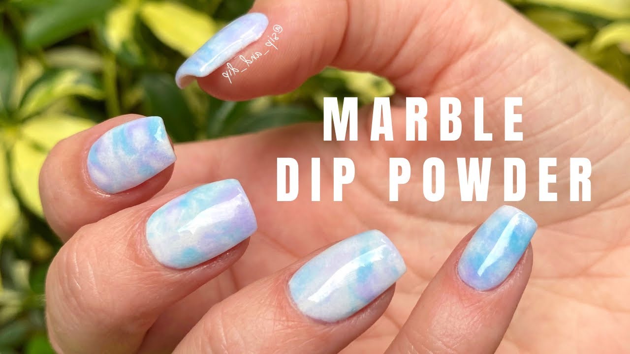 Marble Nail Designs with Dip Powder - wide 4