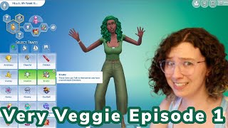 Creating My Very Veggie Legacy Founder! Trying a Lilsimsie Legacy Challenge for the First Time