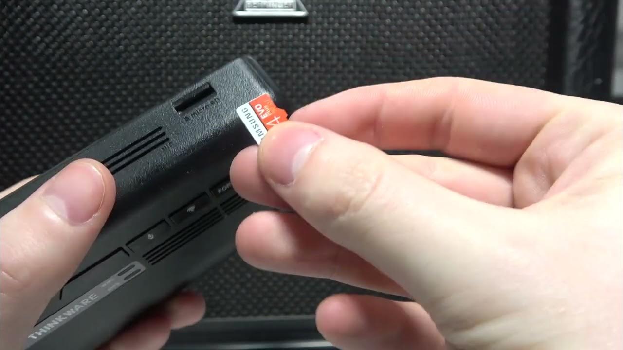 How To INsert SD Card into ThinkWare Dashcam? YouTube