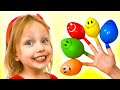 Lagu Keluarga Jari Ayah Bermain dengan balon | Lagu Anak anak | Alex and Nastya