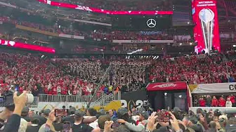 Ohio state Marching Band Celebrating National Championship Win in Atlanta Georgia 2025