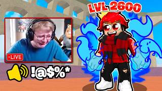 Arruine El En Vivo De Un Streamer Toxico En Blox Fruits...