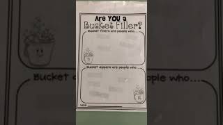 Bucket Filler Activity 1
