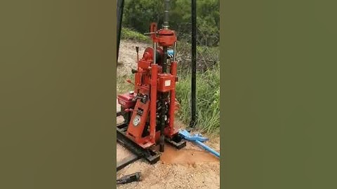 50m depth YQZ-50A small portable core drilling machine, geotechnical core drilling rig