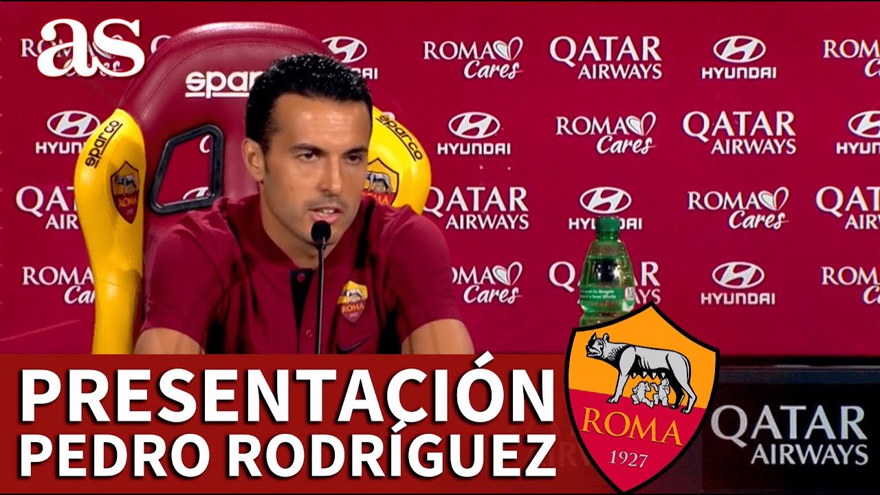 Pedro Rodriguez As Roma FICHAJE ROMA | Presentación de PEDRO RODRÍGUEZ | Diario AS - YouTube