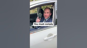If police ask you to get out of the vehicle, do you have to comply?!  #tips #shorts