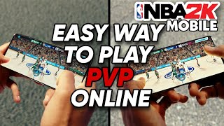 HOW TO PLAY PVP ONLINE IN NBA 2K MOBILE screenshot 1