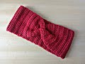 كروشيه أسهل و أسرع بندانة بالتفصيل خطوة بخطوة How to crochet headband