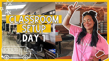 CLASSROOM SETUP DAY 1 | 2nd Grade Classroom 2024