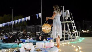 Floating sound baths offer desert meditation on the water