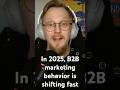 B2B buyer behavior changes are one of the top challenges for CMOs in 2025 #b2bmarketing