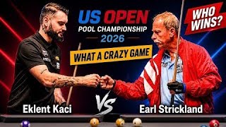 Earl Strickland vs Eklent Kaci - Full Game Highlights | US Open Pool Championship 2026 screenshot 2