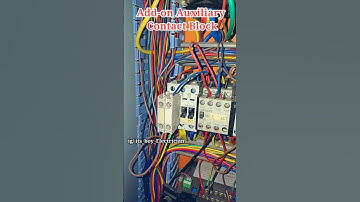 Add-on Auxiliary Contact Block #viral #job #electrical #electrician #dailyvlog #shota
