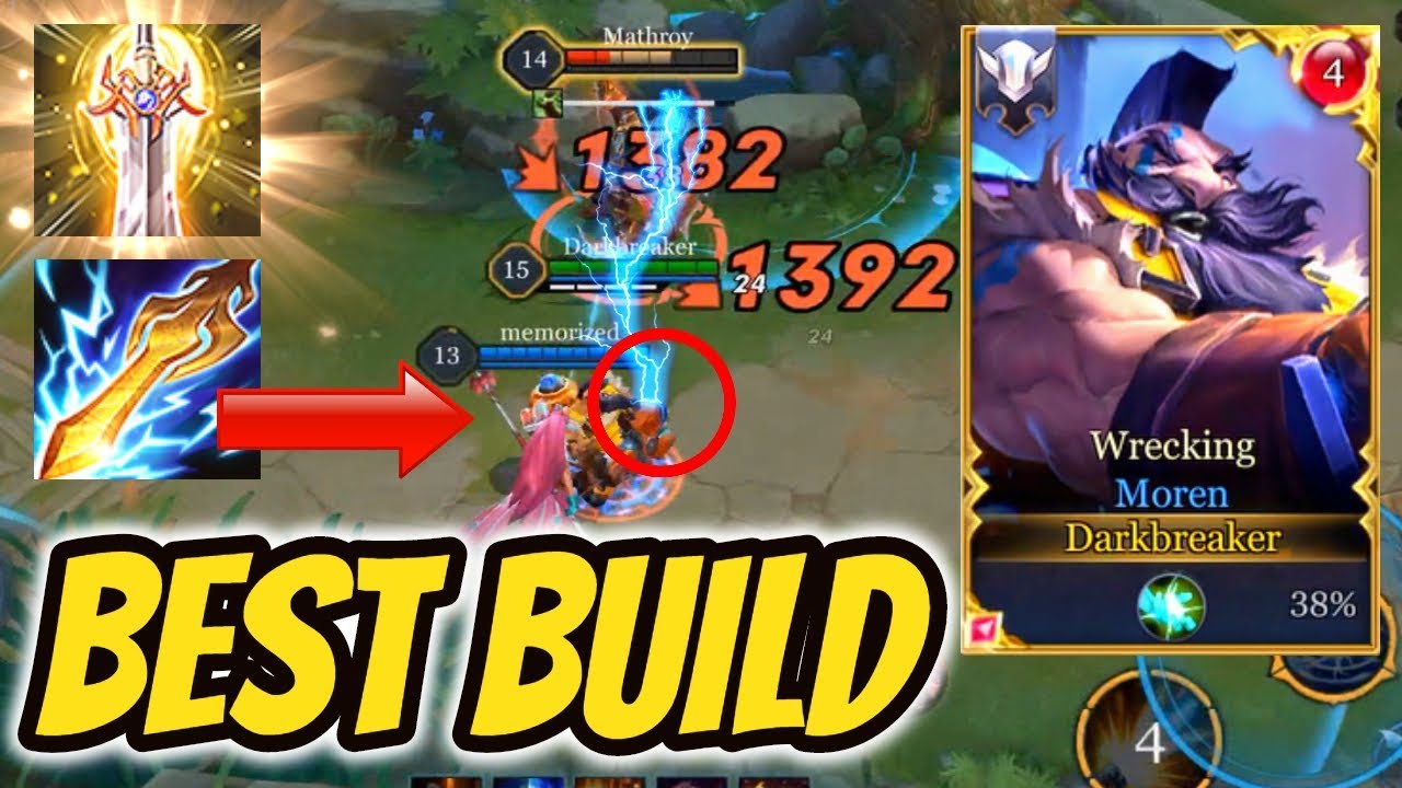 MOREN BLITZ BLADE BEST BUILD | Arena of Valor Moren Liên Quân