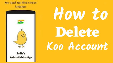 How to delete koo account | Koo account delete kaise kare