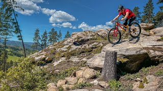 Rozehřát se na průzkumu nové bike trail oblasti