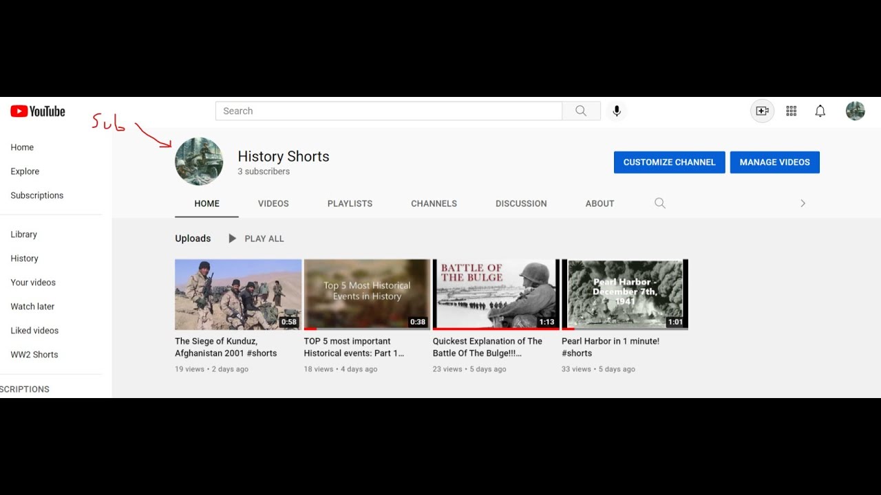 History Shorts Channel Trailer! 