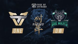 Team oNe x Dire Wolves (Fase de Entrada - Dia 2) - Mundial 2017