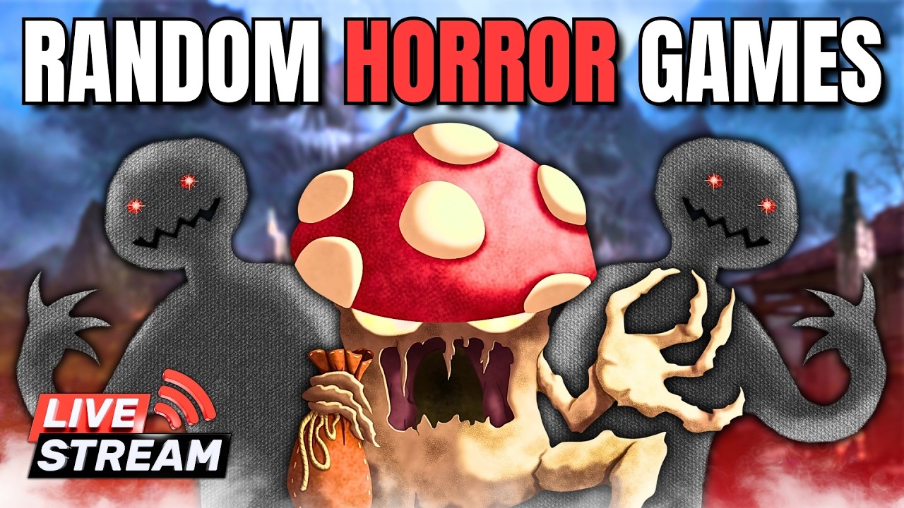 Random Horror 🔴 LIVE - RANDOM SCARY GAMES - INDIE HORROR DIGEST - YouTube