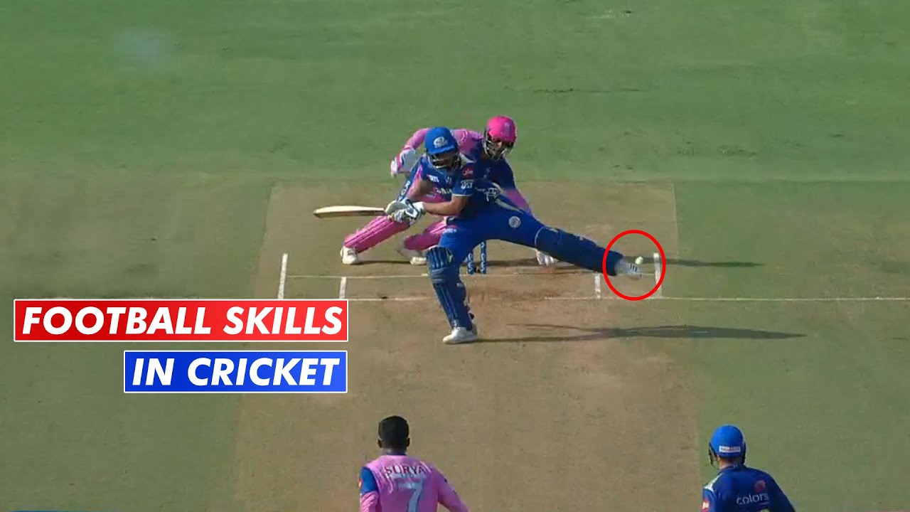 ⁣Perfect Footballer Skills from Cricketers | Insane Footwork