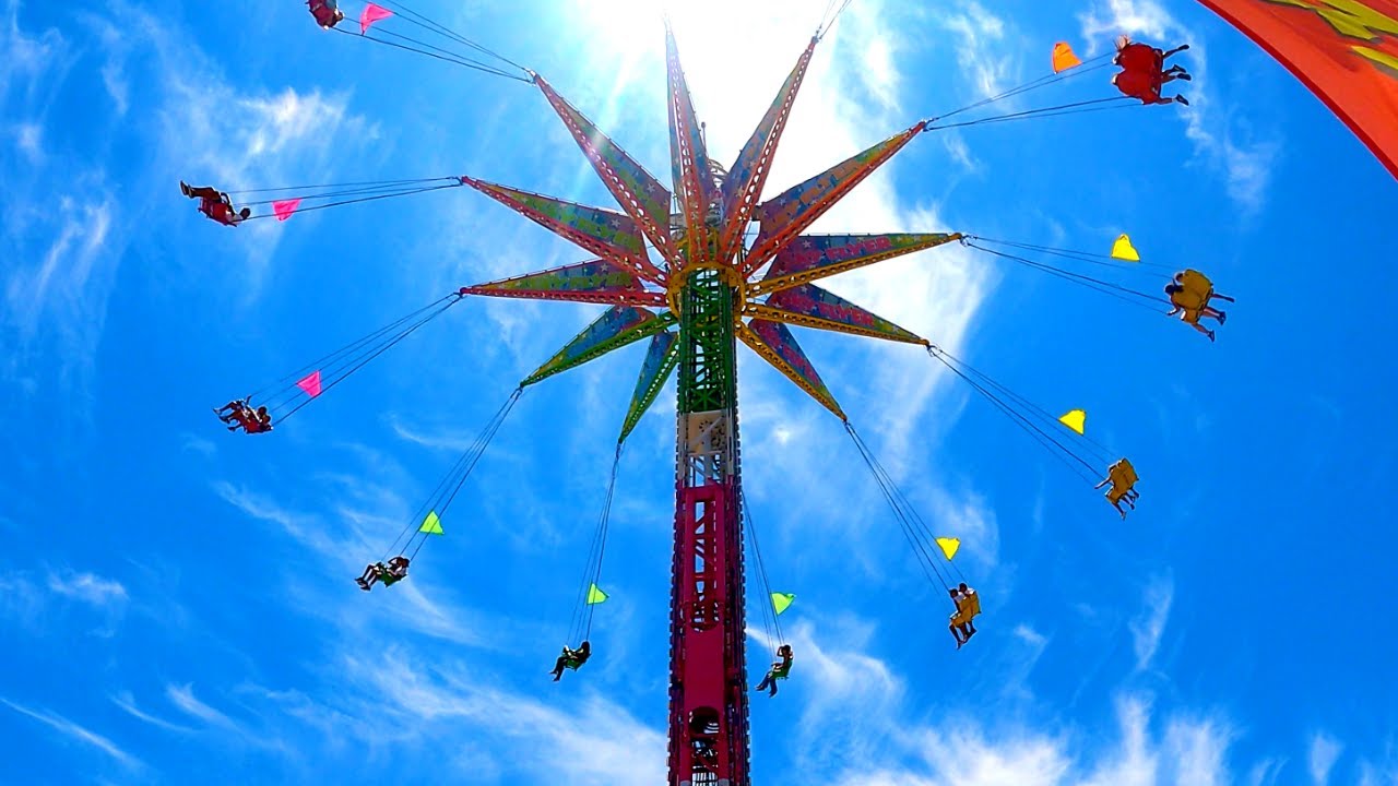 Sky Flyer Swing Ride - OC Fair 2023 - YouTube
