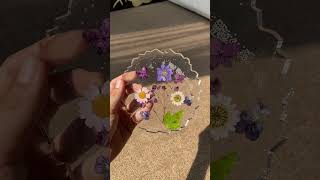 DIY Resin Coaster with Dried Flowers