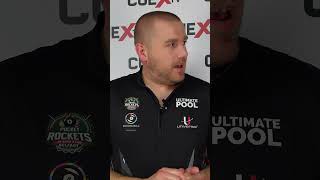 Top Cat has spoken. Melling &amp; Bergman are next on his list.#8ball #8ballpool #cuextv #billiards