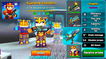 Pixel Gun 3D - Gameplay Walkthrough Part 58 - Supreme God Odin Set (Android Games)
