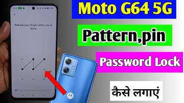 Moto g64 5g me screen lock kaise lagaye | how to set Screen lock in Moto g64 5g