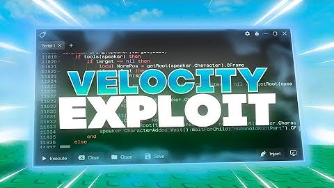 Roblox Executor "Velocity" Web Free Exploit Working [100% UNC]