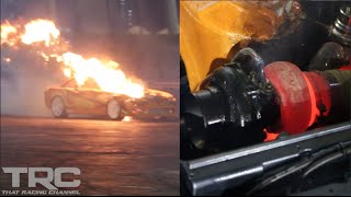 Crazy 2JZ Flame Thrower Anti-lags to Explosion!