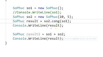 Nạp chồng toán tử operator