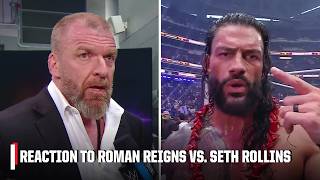 'We're the pioneers of this place' 🗣️ - Roman Reigns after defeating Seth Rollins | WWE on ESPN