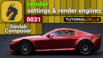 0031. render settings in simlab composer
