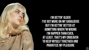 Billie Eilish - GETTING OLDER (Lyrics)