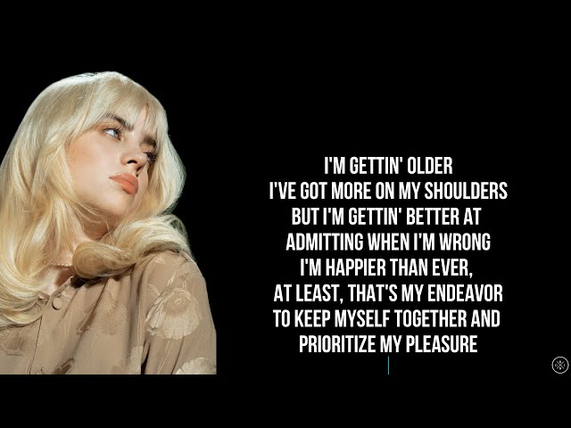 Billie Eilish - GETTING OLDER (Lyrics) class=