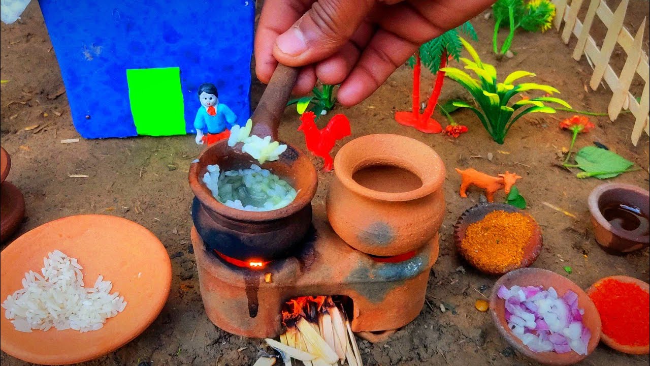 Miniature rice | miniature kitchen | mini cooking | tiny food | mini ...