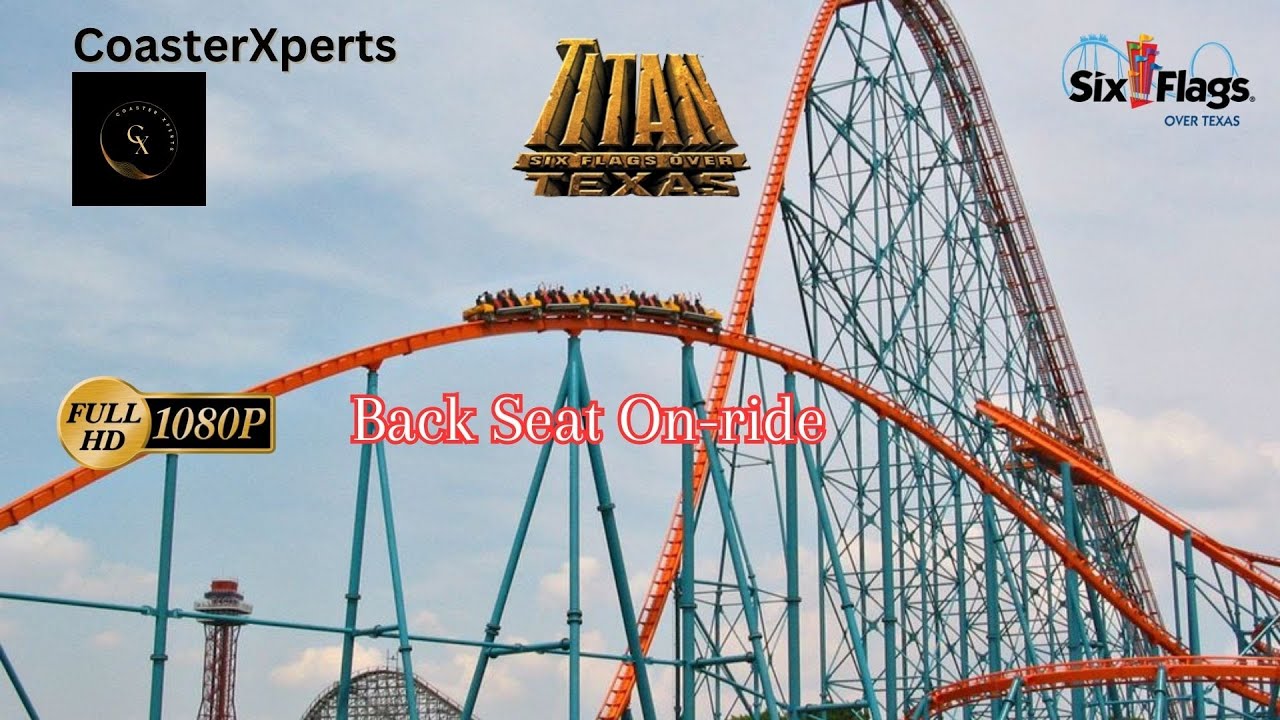 Ride Titan Roller Coaster Back Seat On Ride Thrills At Six Flags Over ride-titan-roller-coaster-back-seat-on-ride-thrills-at-six-flags-over