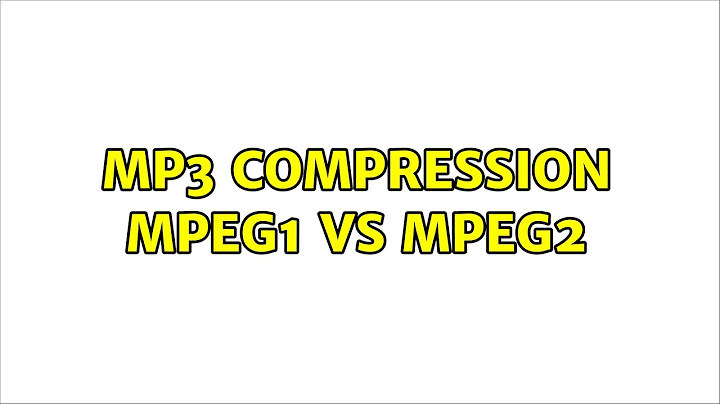 So sánh mpeg-1 và mpeg-2