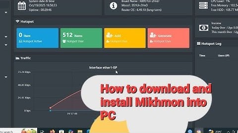 How to download mikhmon and web  server  | How to download  and use mikhmon software on pc