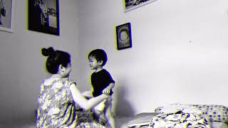 Short time-lapse changing a toddler diaper | aunty & nephew