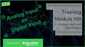 EcoStruxure Machine Expert HVAC Training - M13.1 Analog Input as Digitial Input