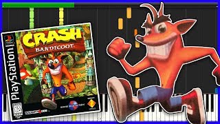 Temple Ruins - Crash Bandicoot - Piano Tutorial [Synthesia♫] クラッシュ・バンディクー こだいの しんでん screenshot 5