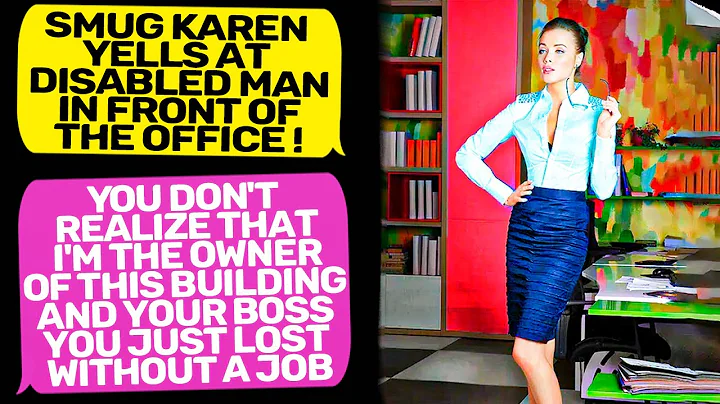 Smug Karen don't Realize I Am Her Boss and the Own...