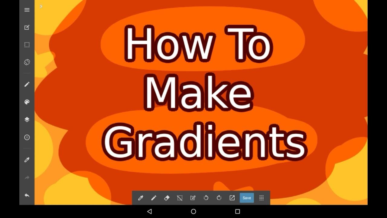 How To Make Gradients Medibang Paint!! YouTube