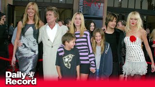 Who are Rod Stewart's eight kids and what are they all up to now?