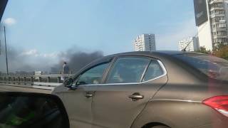 Пожар на левом берегу Москва реки Пожар на левом берегу Москва реки