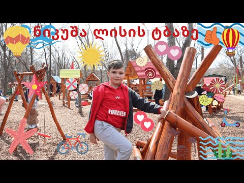 ლისის ტბაზე სეირნობს ნიკუშა.