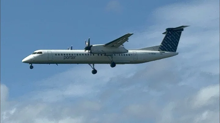 Porter Airlines De Havilland Canada Dash 8-400 Landing in St. John's (YYT/CYYT)